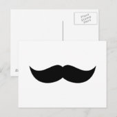 Carte postale Mustache (Devant / Derrière)