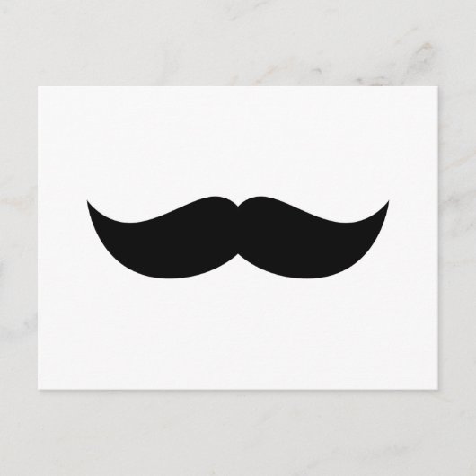 Carte postale Mustache (Devant)