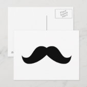 Carte postale Mustache (Devant / Derrière)
