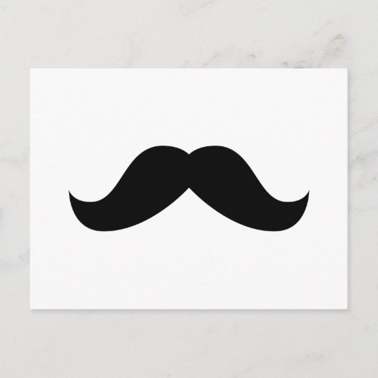 Carte postale Mustache (Devant)