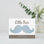 Carte Postale Mustache Little Man (Debout devant)