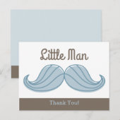 Carte Postale Mustache Little Man (Devant / Derrière)
