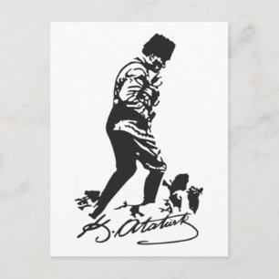 Carte Postale Mustafa Kemal Ataturk