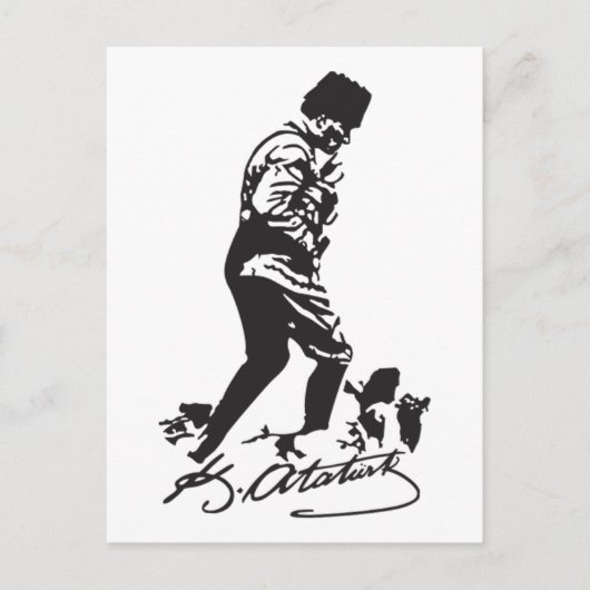 Carte Postale Mustafa Kemal Ataturk (Devant)