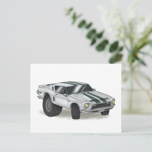 CARTE POSTALE MUSTANG COBRA (Debout devant)