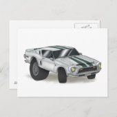 CARTE POSTALE MUSTANG COBRA (Devant / Derrière)