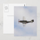Carte Postale Mustang P51 (Devant / Derrière)