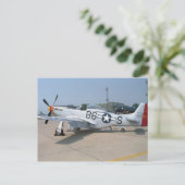Carte Postale Mustang P-51D (Debout devant)