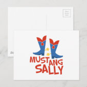 Carte Postale Mustang Sally (Devant / Derrière)