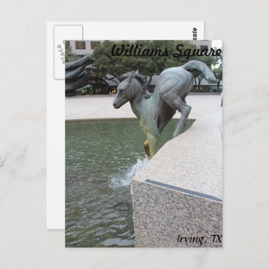 Carte Postale Mustangs de Las Colinas # 18 (Devant / Derrière)