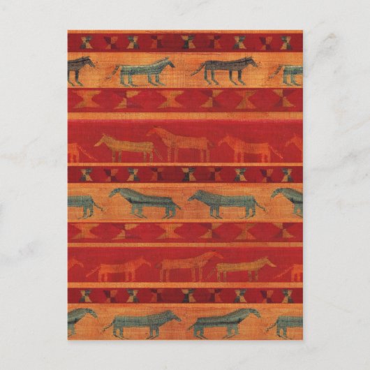 Carte Postale Mustangs Gypsy Sauvages (Devant)