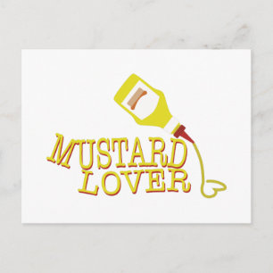 Carte Postale Mustard Lover