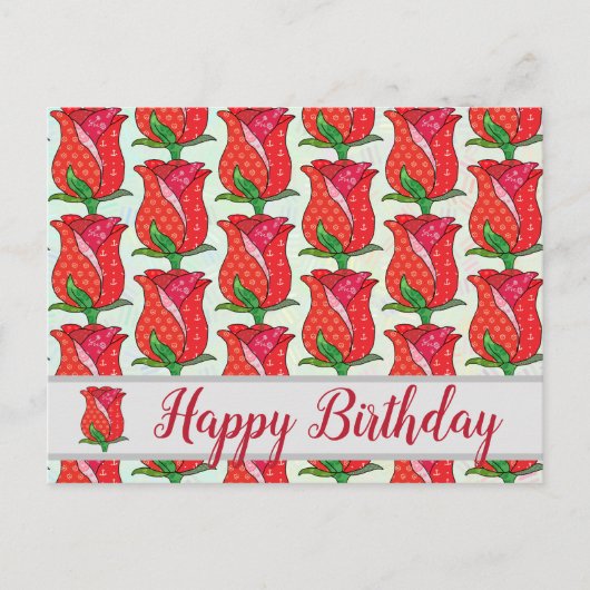 Carte Postale Musterrose (Devant)