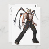 Carte Postale Mutant Anime Hero (Devant / Derrière)