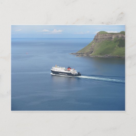 Carte Postale MV Hébrides quittant Uig (Devant)