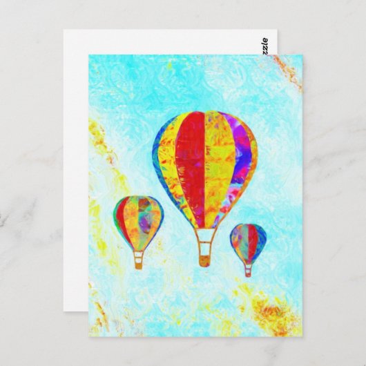 Carte Postale My Beautiful Balloons postcard (Devant / Derrière)