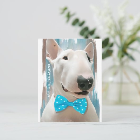 Carte Postale My Bull Terrier (Debout devant)