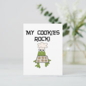Carte Postale My Cookies Rock Tshirts et cadeaux (Debout devant)