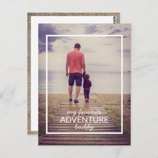 Carte Postale My Favori Adventure Buddy Photo (Devant / Derrière)