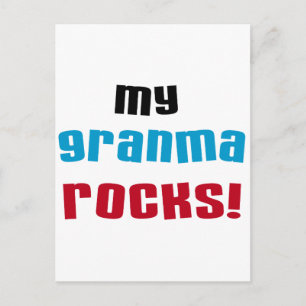 Carte Postale My Granma Rocks T-shirts et cadeaux