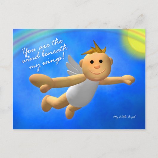 Carte Postale My Little Angel : Vent (Devant)