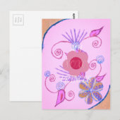 Carte Postale My Little Princess : Baby Pink Vector Inspirationa (Devant / Derrière)