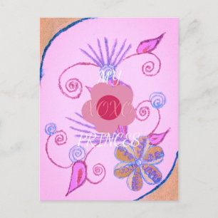 Carte Postale My Little Princess : Baby Pink Vector Inspirationa