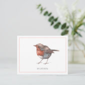 Carte postale 'My Little Robin' (Debout devant)