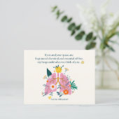 Carte Postale My Lungs Smile When We Think of You (Debout devant)