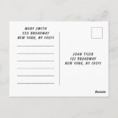 Carte Postale My Scrapbook (Dos)