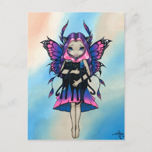 Carte postale "My Three Kitties" (Devant)