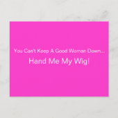 Carte postale MY WIG par April McCallum (Devant)