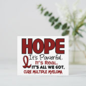 Carte Postale Myélome multiple HOPE 1 (Debout devant)