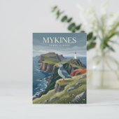Carte Postale Mykines Îles Féroé (Debout devant)