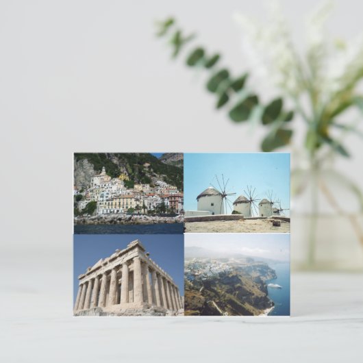 carte postale mykonos (Debout devant)