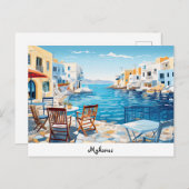 Carte postale Mykonos (Devant / Derrière)