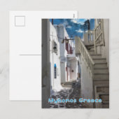 Carte postale Mykonos Grèce (Devant / Derrière)