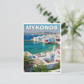 Carte Postale Mykonos Grèce Iles grecques Petite Venise (Debout devant)