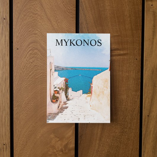 Carte Postale Mykonos Grèce Ocean View Travel