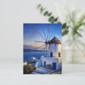 Carte Postale Mykonos, Moulin à vin de Grèce (Debout devant)
