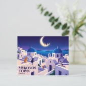 Carte Postale Mykonos Town Grèce (Debout devant)
