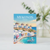 Carte Postale Mykonos Town Grèce (Debout devant)