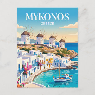 Carte Postale Mykonos Town Grèce