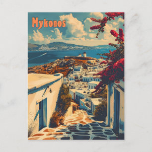 Carte Postale Mykonos Vintage