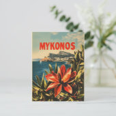 Carte Postale Mykonos vintage (Debout devant)