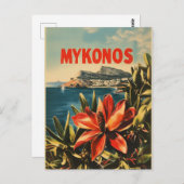 Carte Postale Mykonos vintage (Devant / Derrière)