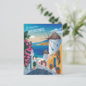 Carte Postale Mykonos Vintage (Debout devant)