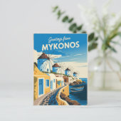 Carte Postale Mykonos Vintage (Debout devant)