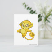 Carte Postale Mynci jaune (Debout devant)