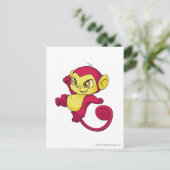 Carte Postale Mynci Rouge (Debout devant)